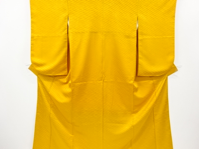 斜め縞模様織り出し二尺袖着物